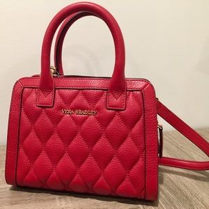 NWT Vera Bradley Quilted Leather Crossbody